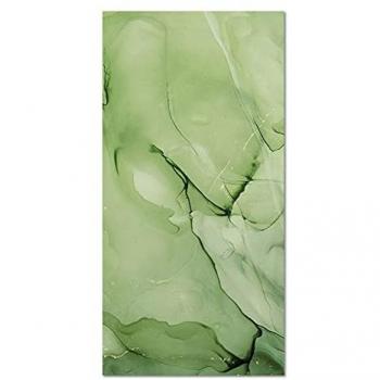 Alfombra Vinílica Antideslizante Mármol Verde 300x200 cm - Alfombra Ignífuga y Antihongos para Salón - Alfombra Grande PVC