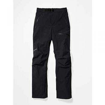 Marmot Evodry Torreys Pant Pantalones Impermeables, Pantalones De Lluvia, Prueba De Viento, Transpirables, Hombre, Black, S