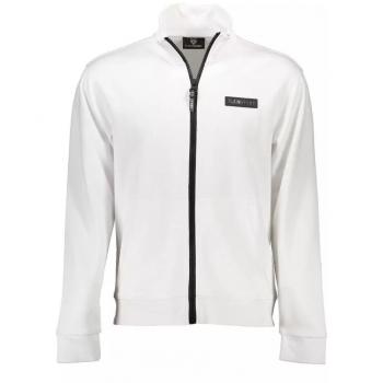 Plein Sport White Zip-Up Sweatshirt - XL