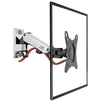 'soporte TV soporte TV (F120) montaje a pared TV Soporte Tamaño la mayoría 17  - 27 pulgadas VESA máx. 100 x 100 mm Soporte de pared para TV LED LCD Plasma & Curved y kg 7- Ultra Fina Tilt Swivel caratteristiche Soportes TV