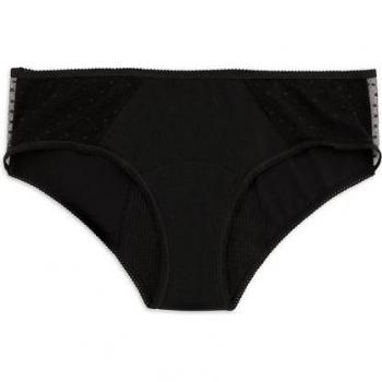 Braguitas menstruales Kiwitas Classic Plumeti negro M 1 u