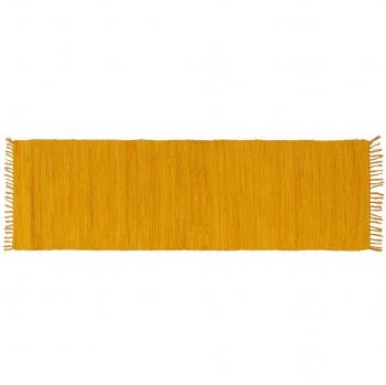 Alfombra de pasillo Miliboo color amarillo comino 60 × 200 cm AUBAGNE