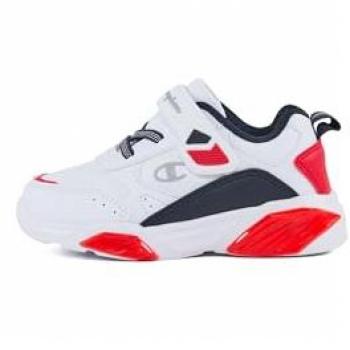 Zapatillas Casual con Luces para Niña y Niño Champion Wave Blancas Talla 22