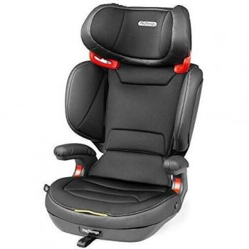 Peg Perego - Viaggio 2-3 Shuttle Plus, silla de coche reclinable Isofix 15-36 kg, para niños de 3-12 años, color Licorice
