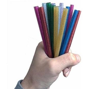 Wady Paillettes Hot Melt Glue adhésif Bâtons 100 x 7 mm pour chauffage Pistolet à colle Lot de 30