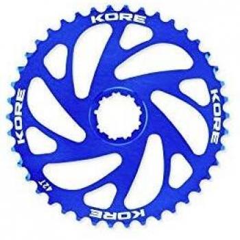 KORE Mega Range - Piñón Shimano para transmisiones 1X - 42 Dientes, Turquesa