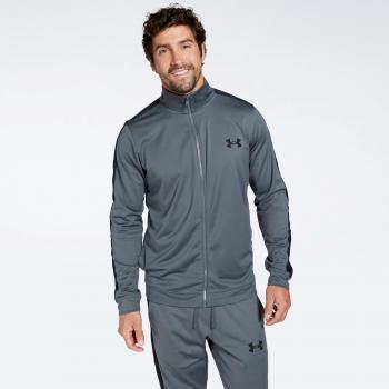 Chándal Under Armour EMEA para hombres en color gris y negro, talla XXL