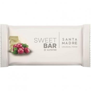 Barrita Energética Santa Madre Sweet Bar Chocolate Blanco y Arándanos 36x60g
