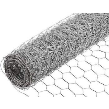 Wurko - Enrejado Triple Torsión Galvanizado 51 x 51 mm 200 cm Altura, Rollo 50 Metros
