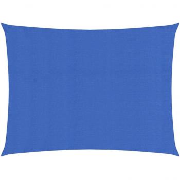 Toldo de vela HDPE azul 160 g/m² 2x3 m