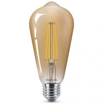 Philips Bombilla pera E27 929001228901-Bombilla LED estándar filamento, Casquillo, Consume
