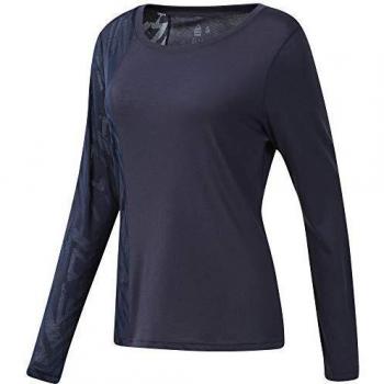 Reebok RC Burnout LS tee Camiseta, Mujer, hernvy, XS