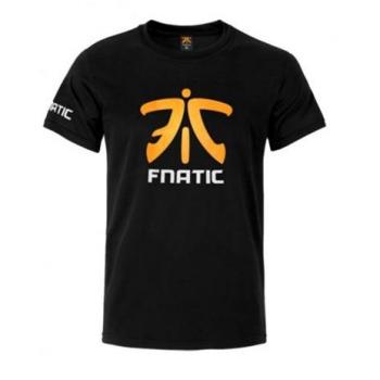 Camiseta Fnatic Negra/Naranja Talla S