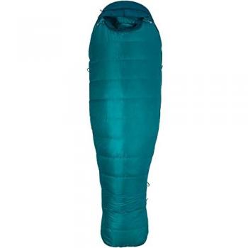 Marmot Saco de Dormir Mujer Micron 25 - Talla única, color Malachite/Deep Teal, temperatura límite -5.6°C