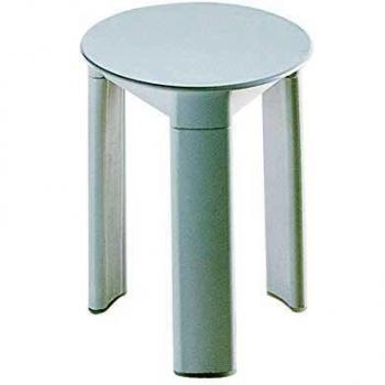 Taburete Trio Gedy Blanco 33x40 cm Accesorio de Baño