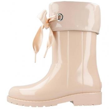 Botas de Agua Campera Charol Igor W10114 para niña, color beige