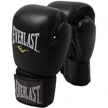 Everlast Thai Boxing Gloves 5 Layer Padding Guante, Adultos Unisex, Negro, 8oz