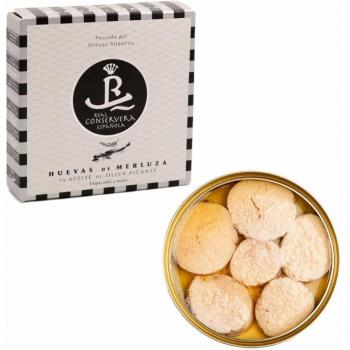 Huevas De Merluza En Aceite De Oliva Real Conservera Española 130G.