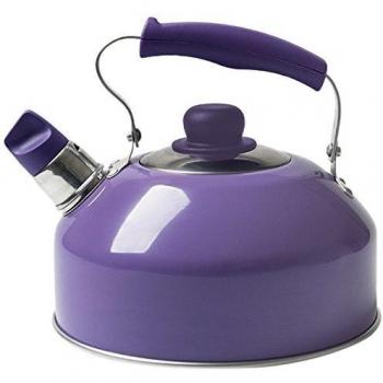 Excelsa Pop Cook tetera con silbato 2 LT, color morado