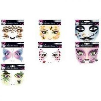 Pegatinas Herma 15309 Face Art Love Glittery Foil Rojo
