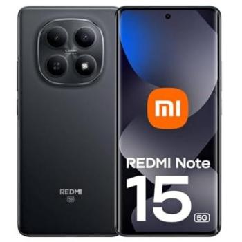 Xiaomi Redmi Note 15 5G Móvil Libre 12GB RAM, 512GB Almacenamiento, Pantalla AMOLED 6.77, Snapdragon 6 Gen 3, Batería de 5520 mAh, Color