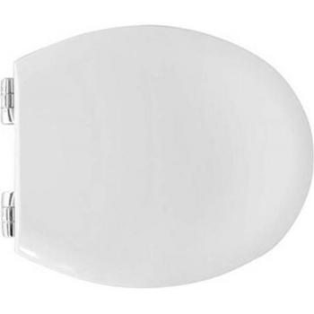 Asiento de WC Universal con Caída Lenta Forma 1 Blanco