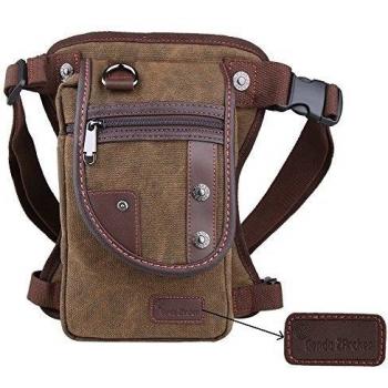 Genda 2Archer Deporte al Aire Libre de la Lona Multi-Bolsillo de la Pierna Bolsa de