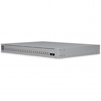 Ubiquiti UniFi Pro Max 24 PoE L3 Managed Gigabit Ethernet Switch (8x2.5GbE, 16x1GbE, 2x10G SFP+, PoE++)