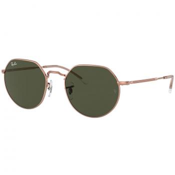 Ray-Ban RB3565 Jack Asian Fit 920231 Men's Sunglasses Gold Size 53