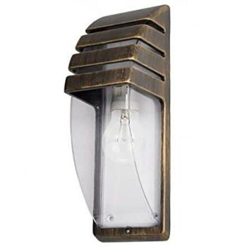 Aplique Exterior Aluminio ELNATH Neg/oro 35x12x12 Cm Ip44 FABRILAMP