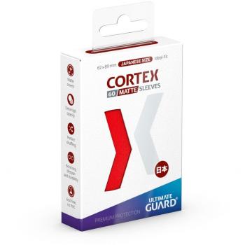 Ultimate Guard Cortex Sleeves Tamaño Japonés Rojo Mate (60)