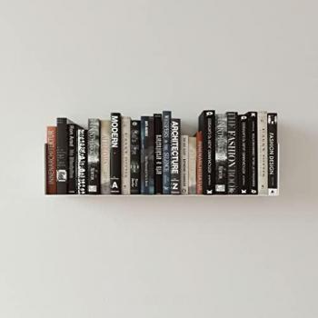 Estante Metálico Flotante de Pared Magnus 60cm - Ideal para Libros y Cocina - Acero Lacado al Horno