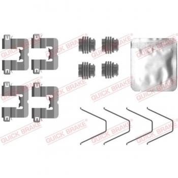 Kit de accesorios para pastillas de freno de disco QUICK BRAKE 109-0114 y TRISCAN 8105 431659