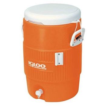 IGLOO 5 Galones Seat Top Dispensador de Bebidas Aislado, Outdoor, Naranja, 18.9 litros