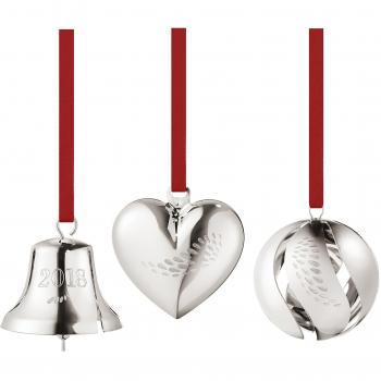 Georg Jensen 2018 - Juego de Adornos de Navidad