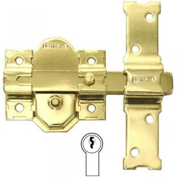 Cerrojo Antibumping Interfer 31BSA con Llave y Cadena Dorado