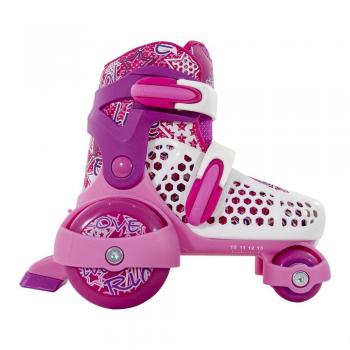 Patines 4 Ruedas SFR Stomper Rosa Ajustables