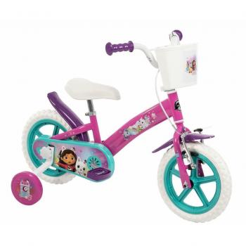 Bicicleta Infantil Huffy Gabbi 12 Blanco Rosa 22493W