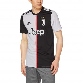 adidas Juventus Home JSY Camiseta de Manga Corta, Hombre, Negro