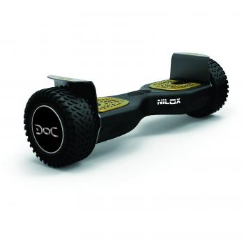 Nilox - Patinete Infantil Doc Off Road Plus UL 2272, Negro y marrón, 29 x 32 x 77 cm