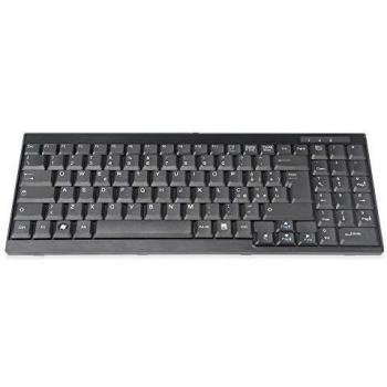 Teclado KVM Digitus DS-72000IT, Italiano, QWERTY, Negro, Cableado para Consolas TFT