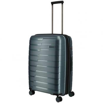 Travelite Air Base M Expandable Trolley 4-Wheel Luggage - Ice Blue