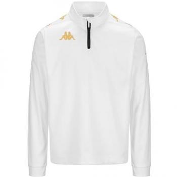 Sudadera Unisex Kappa Gassolo Blanco Media Cremallera 12 Años