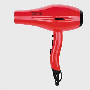 Secador Profesional Iónico Turmalina Cerámica Twister 3900 Rojo 2200W con Difusor y Boquillas