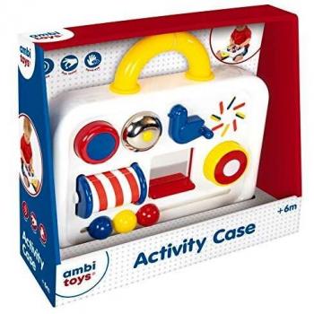 Ambitoys - Activity Case, Centro de actividades para explorar para bebés a partir de 6 meses