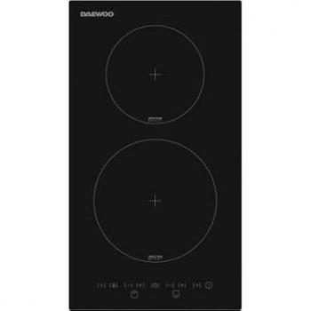 Placa de Cocción por Inducción Daewoo - 2 Fuegos - 30 cm - BH3ITF25BNM - Negro