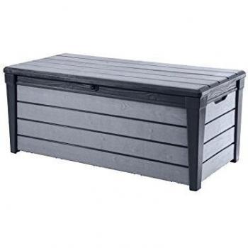 Keter Arcón de y Universal Brushwood Box, 455 L, Antracita/Gris