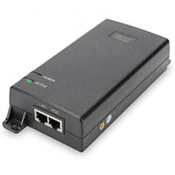 Digitus Gigabit Ethernet PoE Ultra Injector, 802.3af/at, 60 W