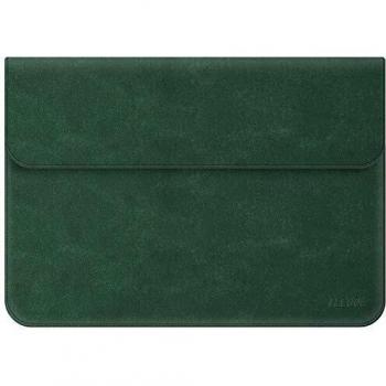 TECOOL 13 Pulgadas Funda Portátil Protectora,Funda Cuero para MacBook Air 13.6 2022 M2 / M1 2020-2018,MacBook Pro 13 2022 M2 / 2021 2020 M1-2016, Surface Pro 7-3,XPS 13,Matebook 13 etc,Sleeve- Verde
