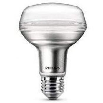Philips - Bombilla LED CLA 60W R80 E27 luz blanca cálida 36º de apertura, no regulable